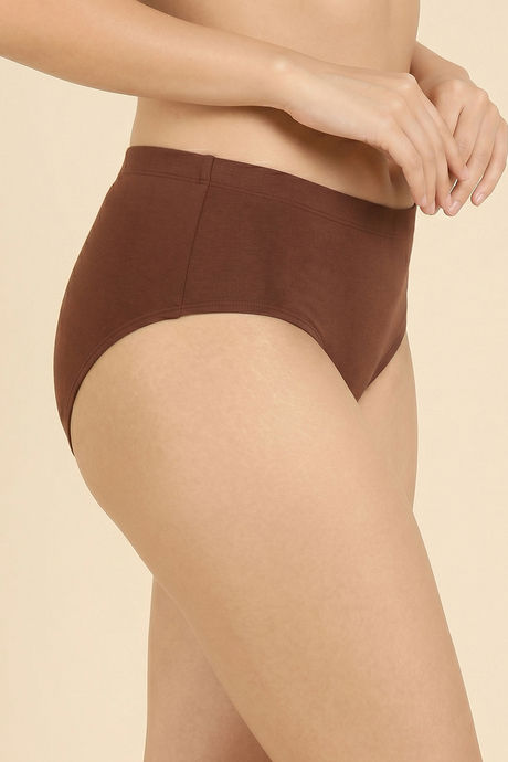 Zivame Medium Rise Full Coverage Hipster Panty (Pack of 3) - Multicolor — image 11